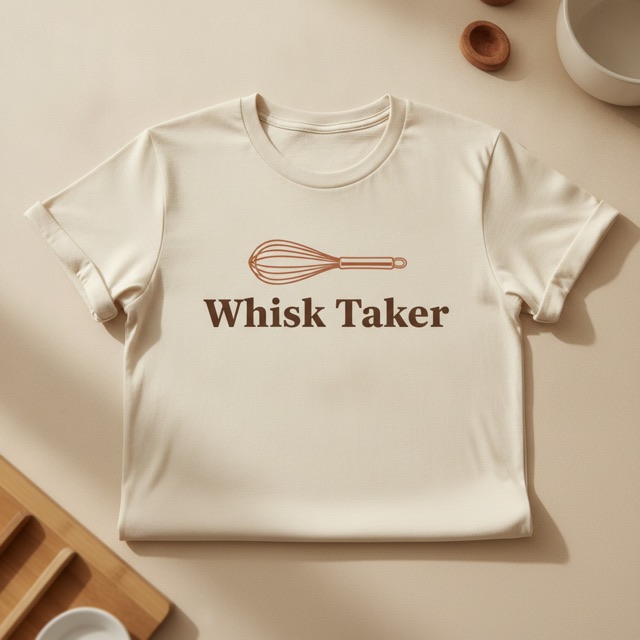 Whisk Taker Tee with “Whisk Taker”